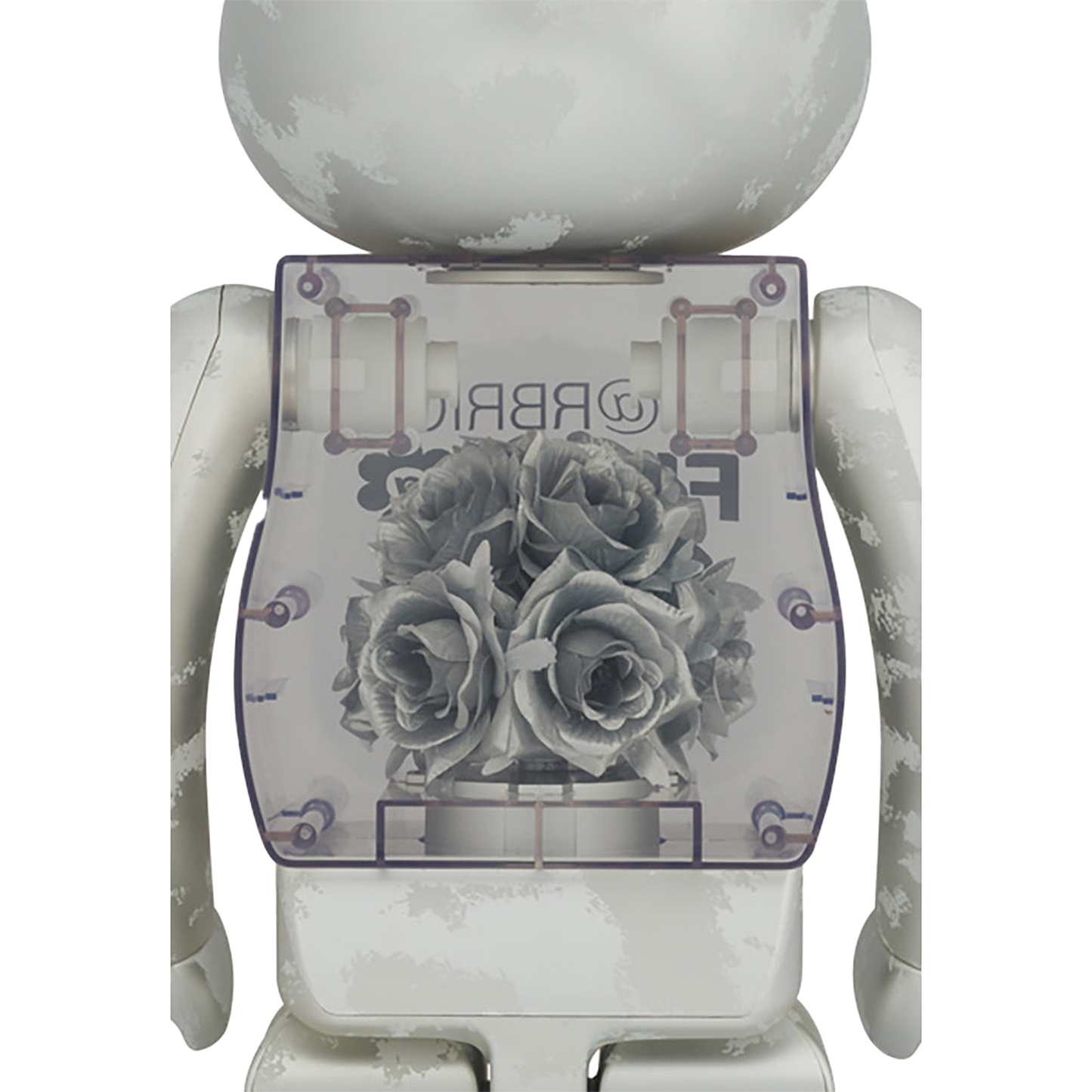 BE@RBRICK FLOR@ SILVER 1000%