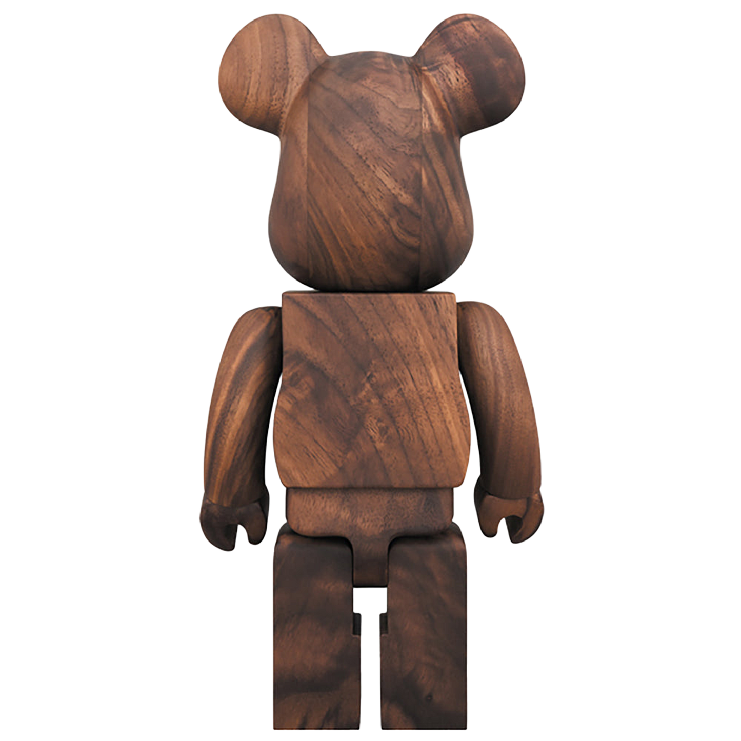 BE@RBRICK カリモク 杢 ウォールナット 400%