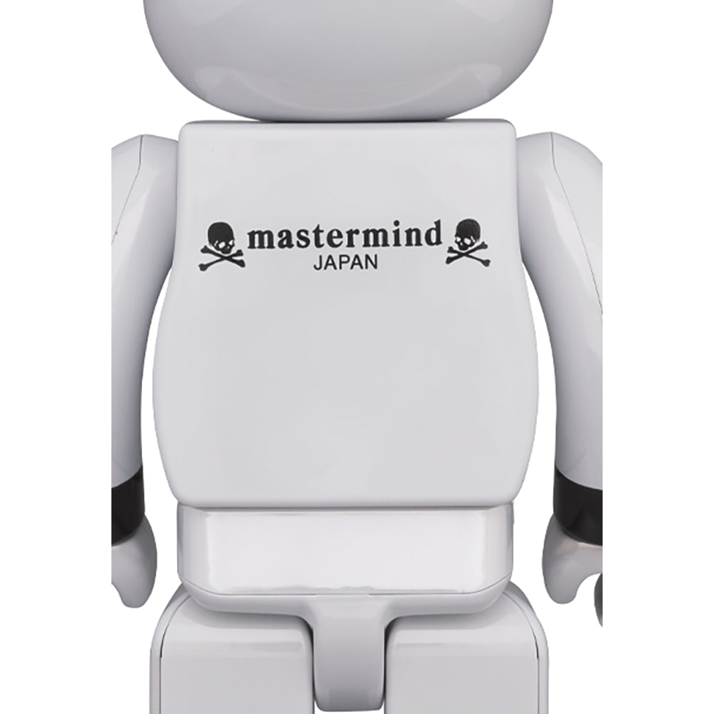 BE@RBRICK mastermind JAPAN WHITE CHROME Ver. 100% & 400%_3
