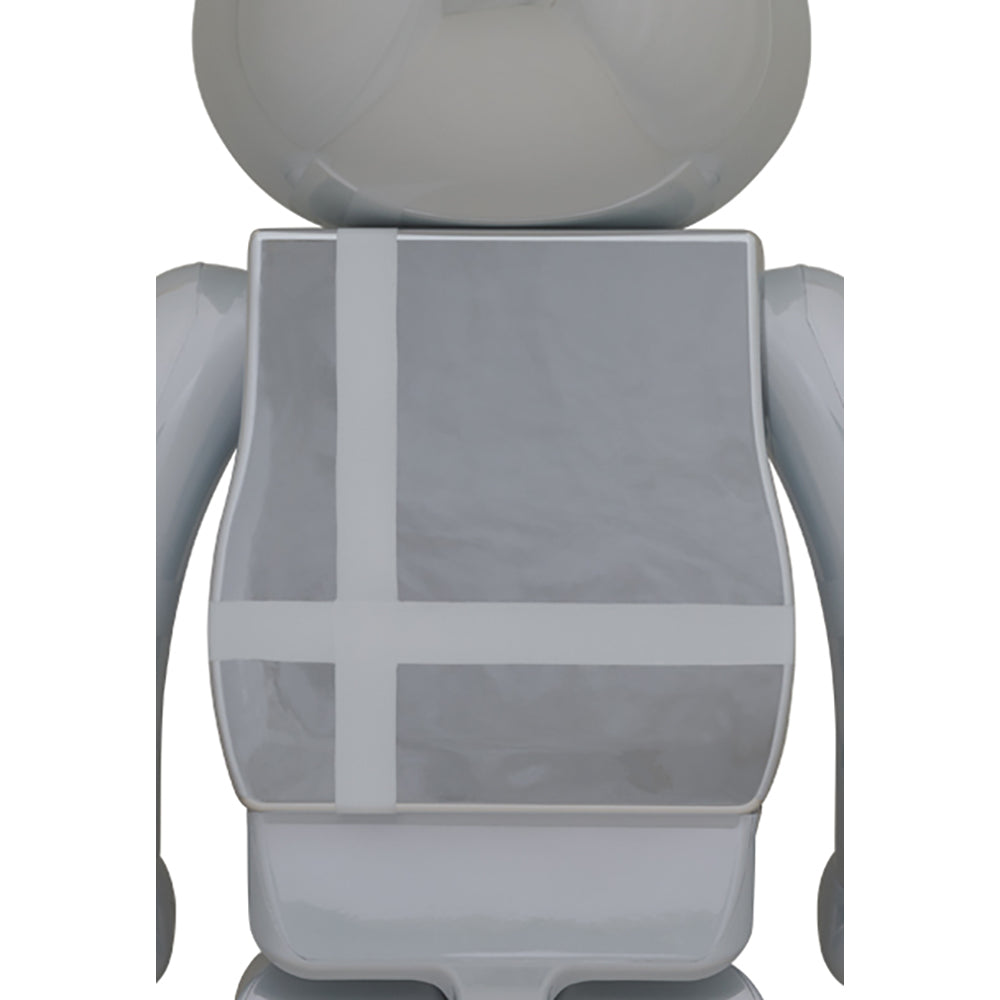 BE@RBRICK MEDICOM TOY PLUS WHITE CHROME Ver. 1000%_1