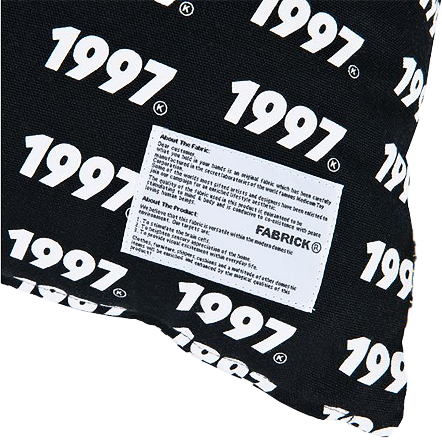 FABRICK X YOUTH LOSER SQUARE CUSHION COVER+PILLOW
