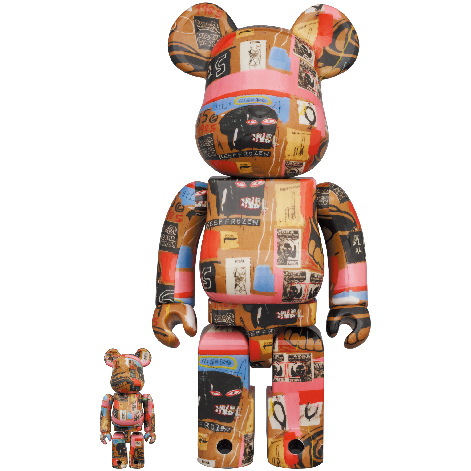 BE@RBRICK Andy Warhol × JEAN-MICHEL BASQUIAT #2 100％ & 400