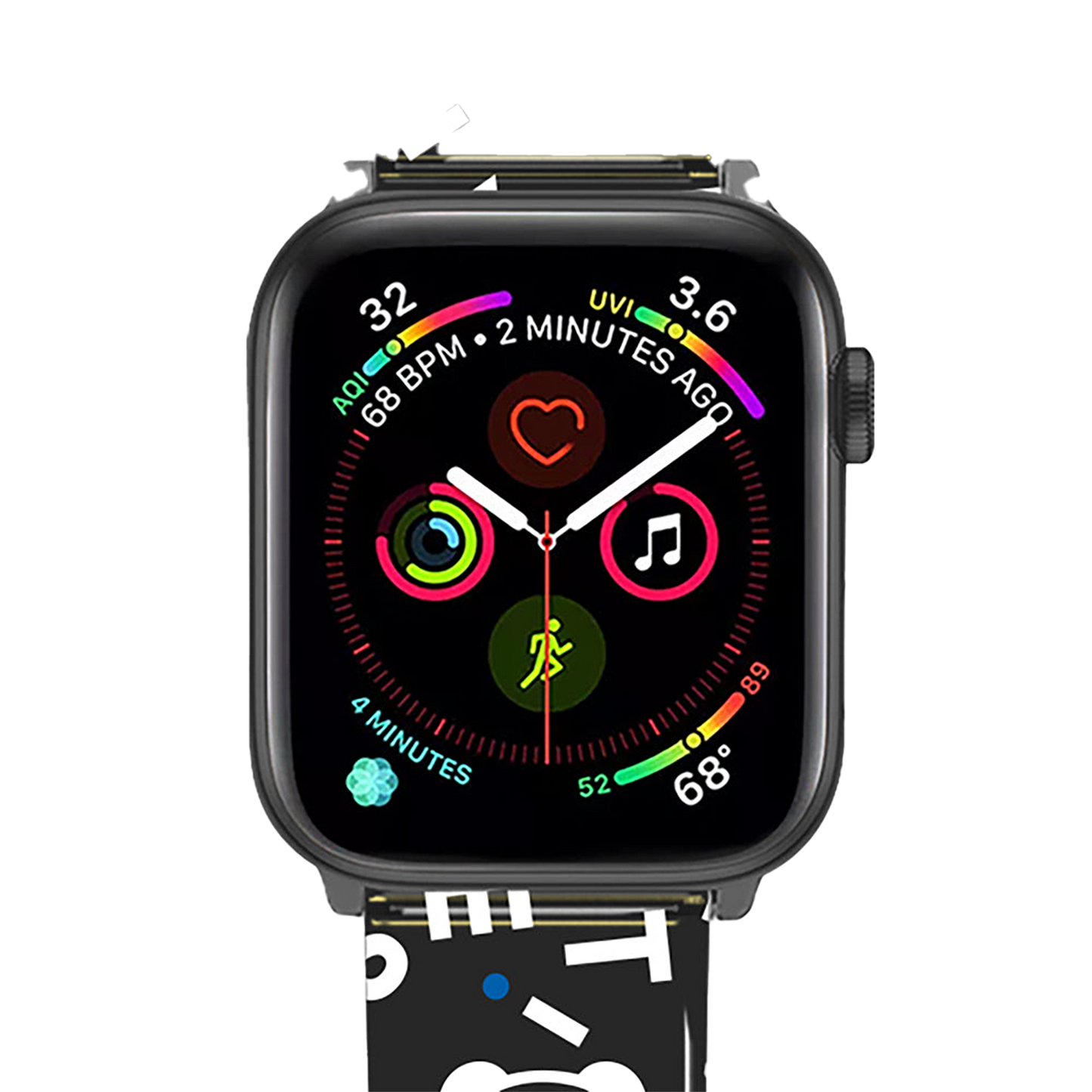 CASETiFY 10th Anniversary Monogram BE@RBRICK Apple Watch Band