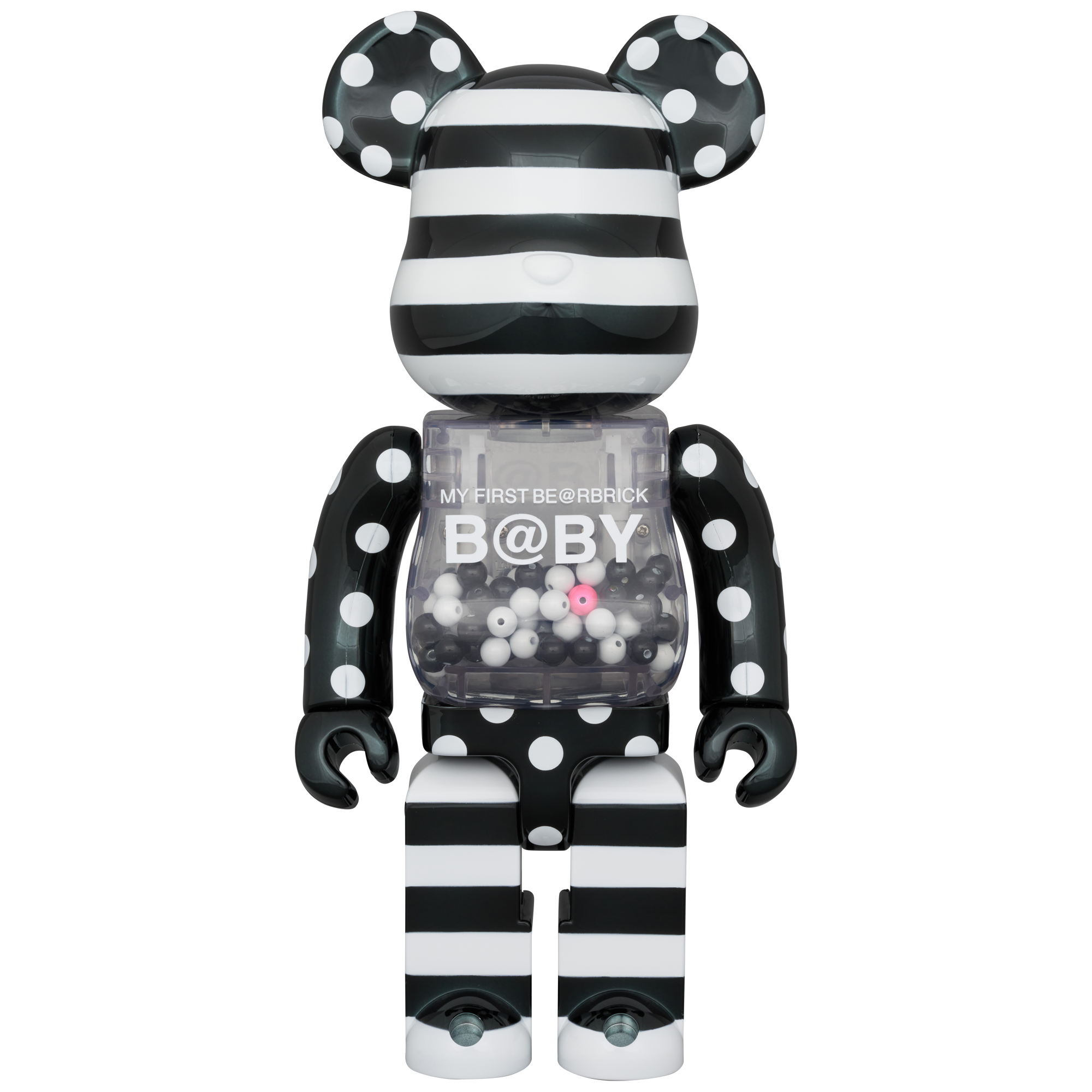 MY FIRST BE@RBRICK BLACK & WHITE CHROME Ver. 1000% | MEDICOM TOY MY FIRST BE@RBRICK BLACK & WHITE CHROME Ver. 1000% | MEDICOM TOY