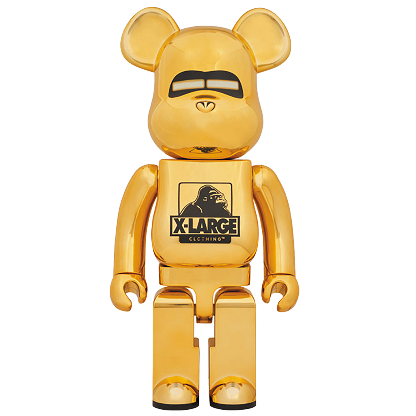 BE@RBRICK XLARGE(R) × HAJIME SORAYAMA 1000% GOLD