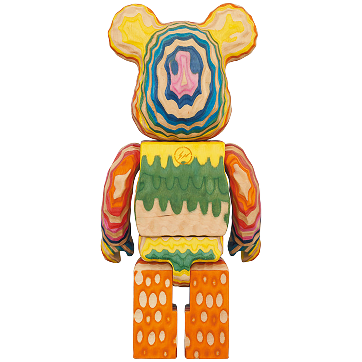 BE@RBRICK カリモク fragmentdesign HAROSHI VERTICAL 400% carved wooden