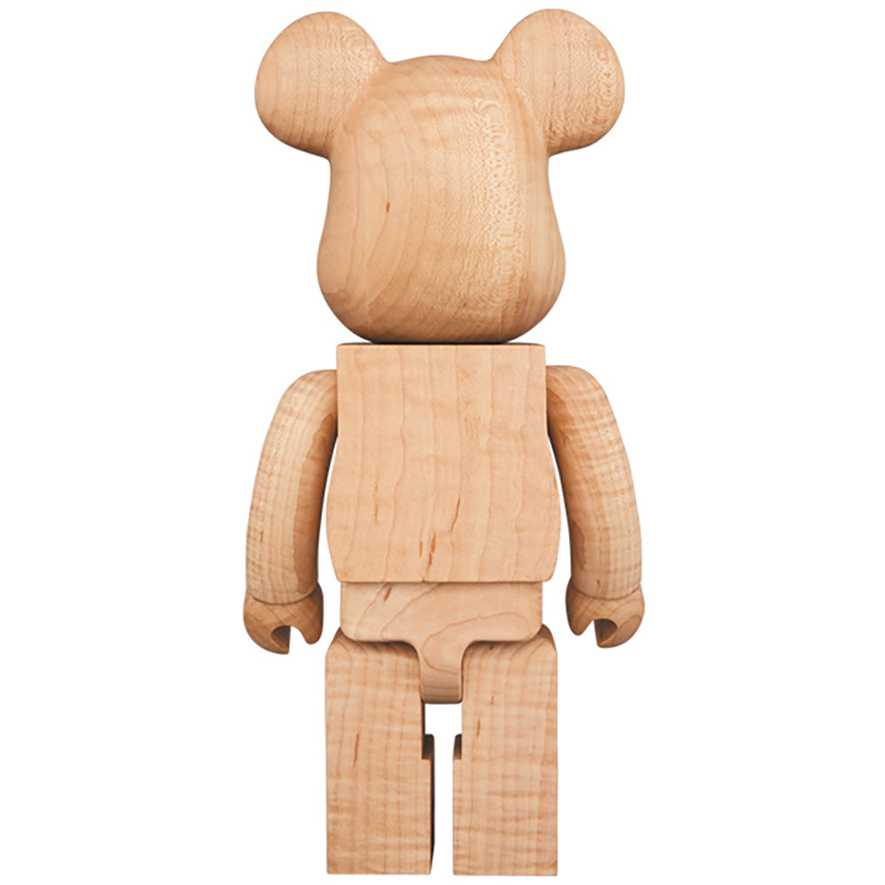 BE@RBRICK カリモク 杢 メープル 400%_1