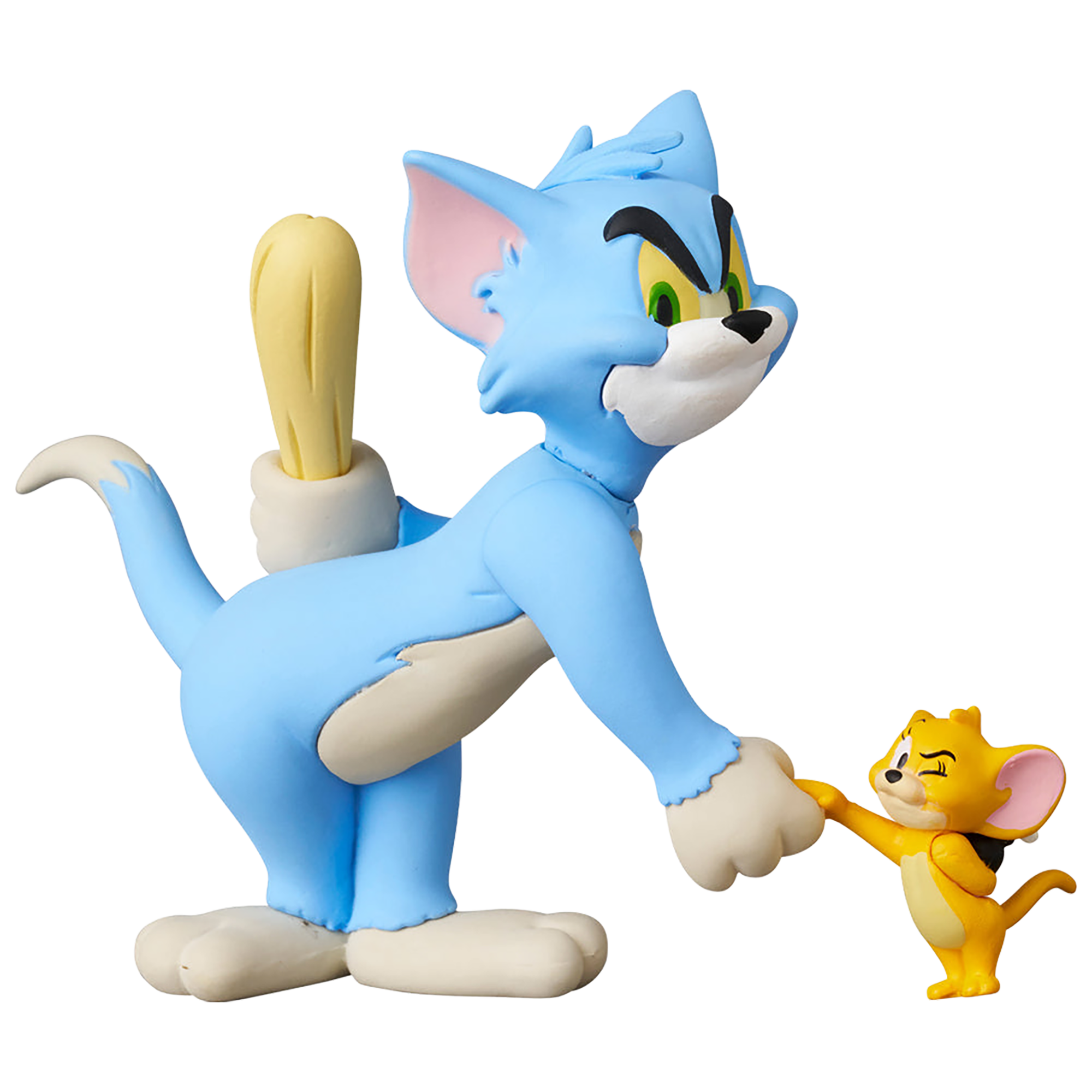 VCD TOM AND JERRY Classic Color Ver. ソフビ UDF TOM AND JERRY Classic Color Ver. TOM w/ CLUB and JERRY w/ BOMB
