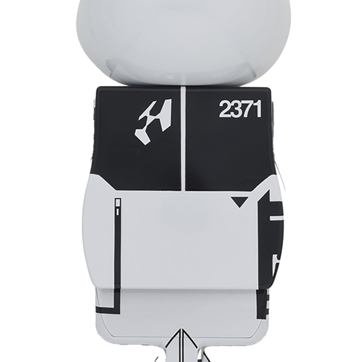 BE@RBRICK ΛCRONYM (R) WHITE CHROME 1000%