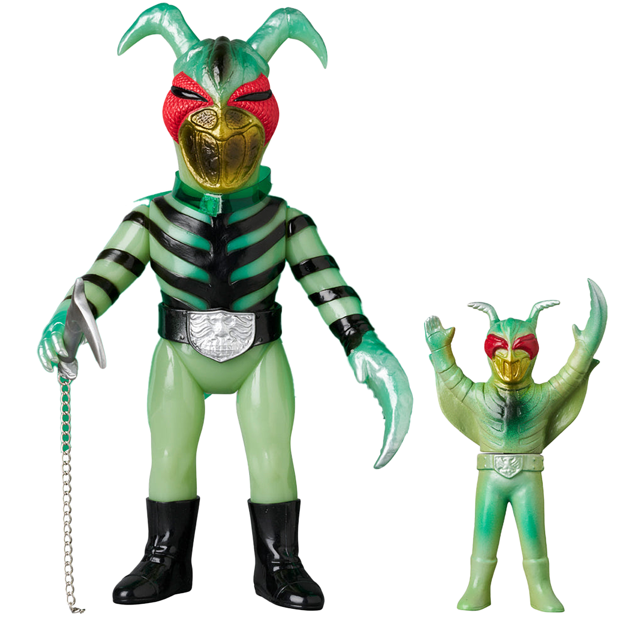かまきり男 ソフビ かまきり男（鎖カマVer.）+ミニソフビ | MEDICOM TOY OFFICIAL STORE