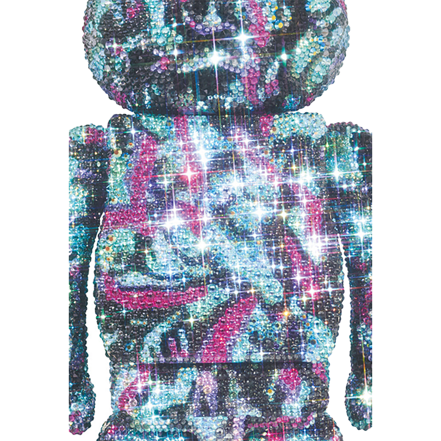 CRYSTAL DECORATE BE@RBRICK NAGNAGNAG FOUR EYES 400%