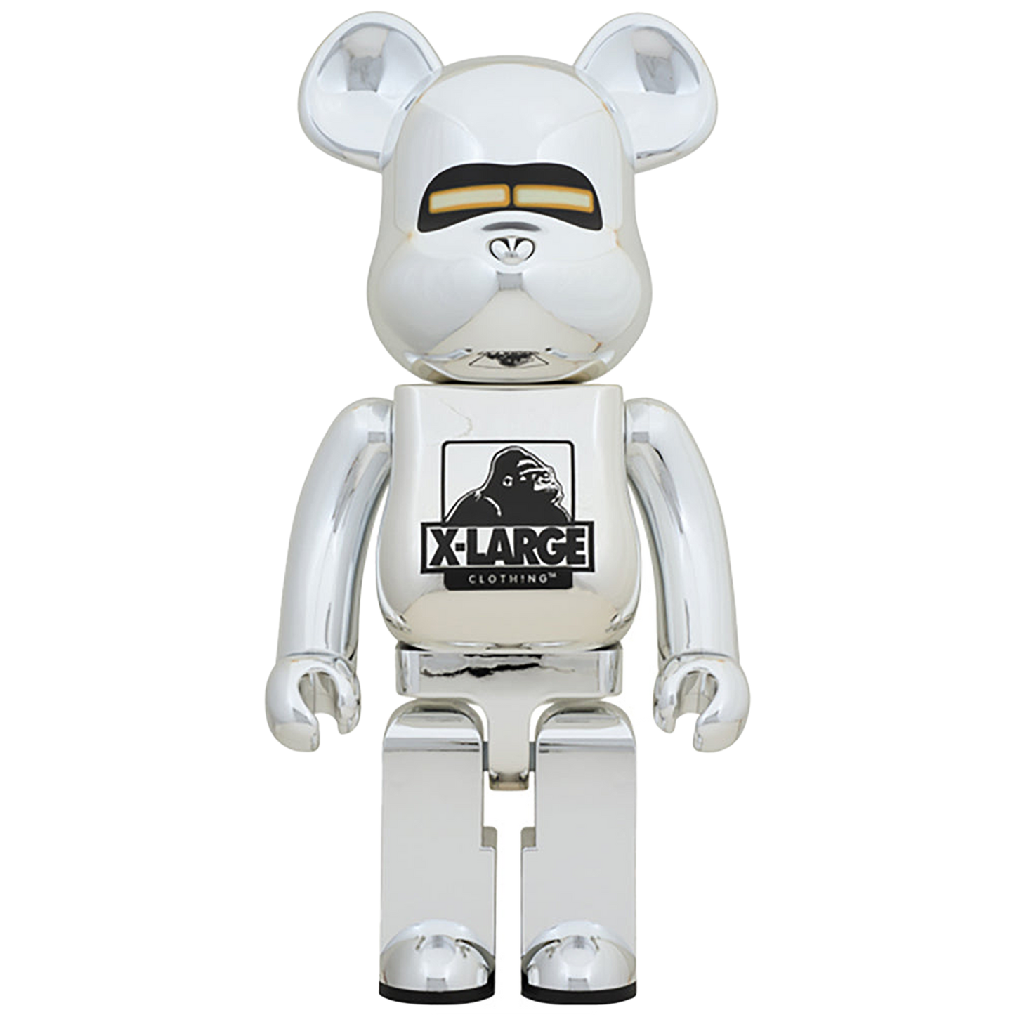 BE@RBRICK XLARGE(R) × HAJIME SORAYAMA 1000% SILVER