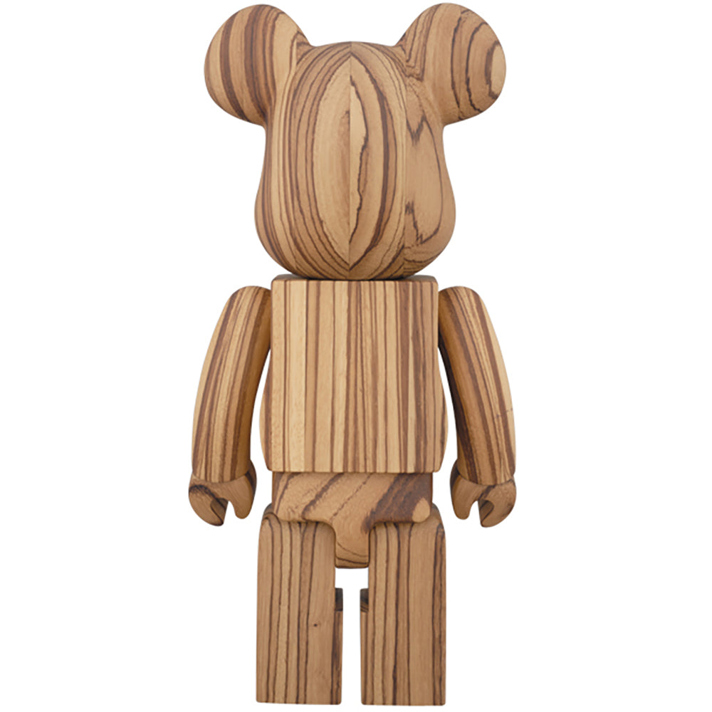BE@RBRICK カリモク ZEBRAWOOD 400%_1