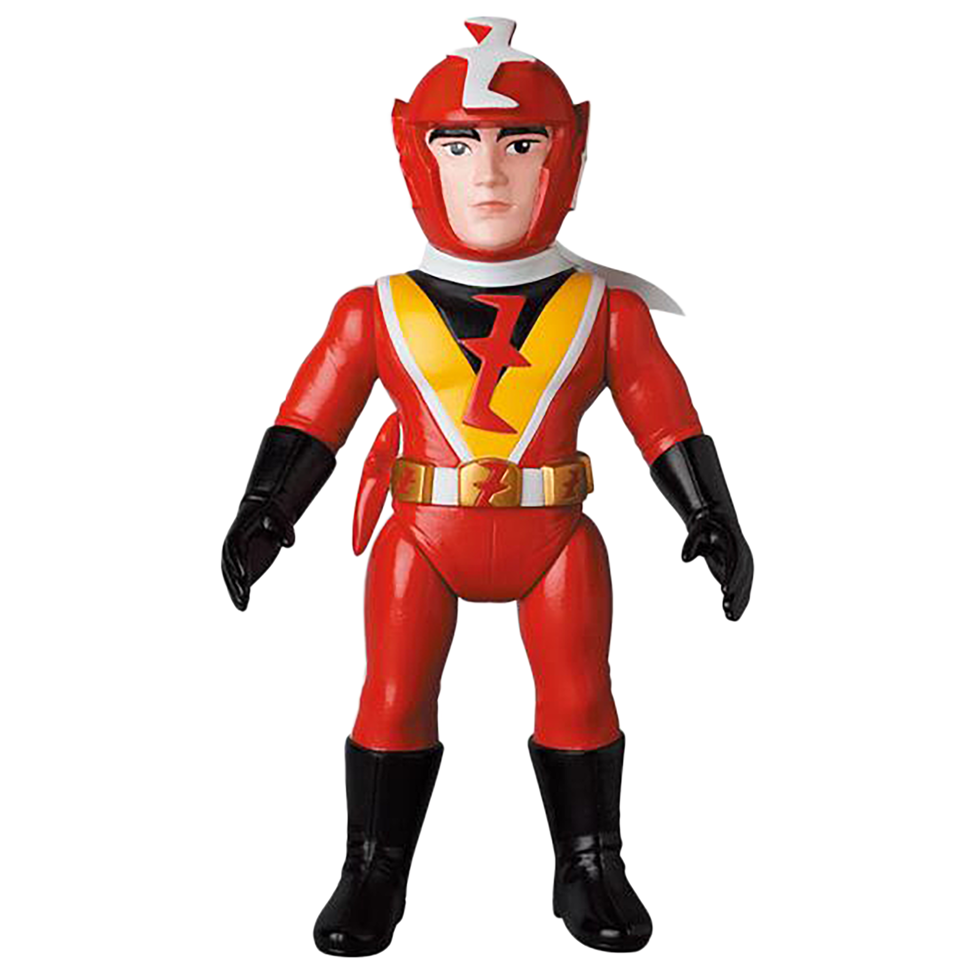東映レトロソフビヒーローズ 快傑ズバット ズバット 早川健 マスクオフver. ズバット（早川健マスクオフVer．）（快傑ズバットより） | MEDICOM