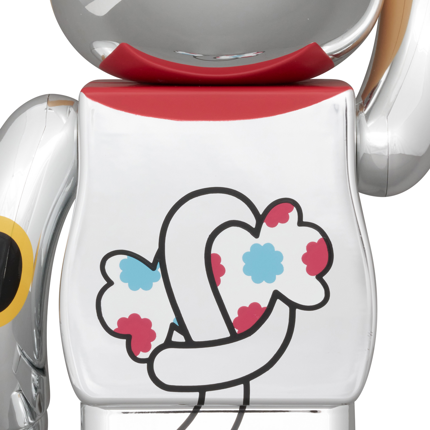 BE@RBRICK Lucky Cat Peko-chan Fortune Double Koban Silver Plating 100% & 400%