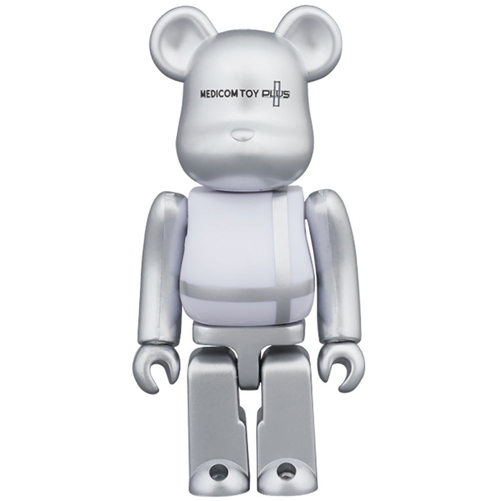 BE@RBRICK MEDICOM TOY PLUS BLACK/PINK/SILVER 100%_3