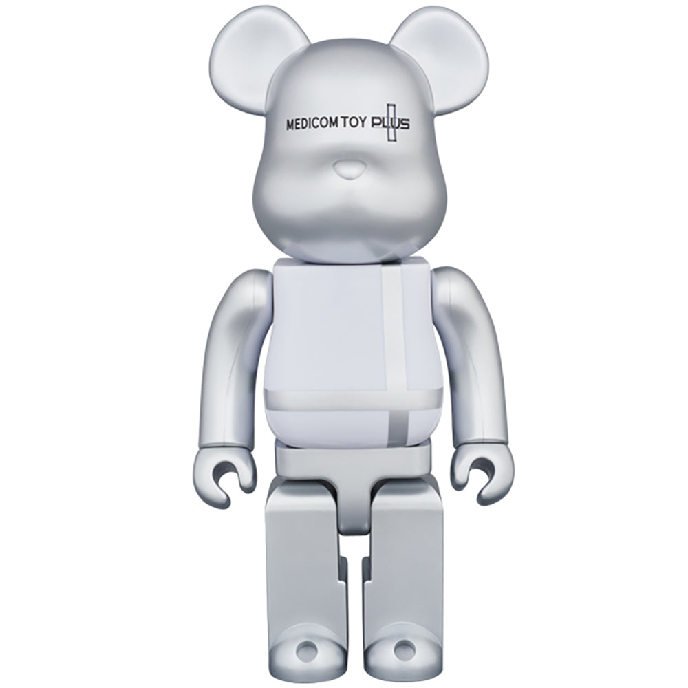 BE@RBRICK MEDICOM TOY PLUS BLACK/PINK/SILVER 400%_3