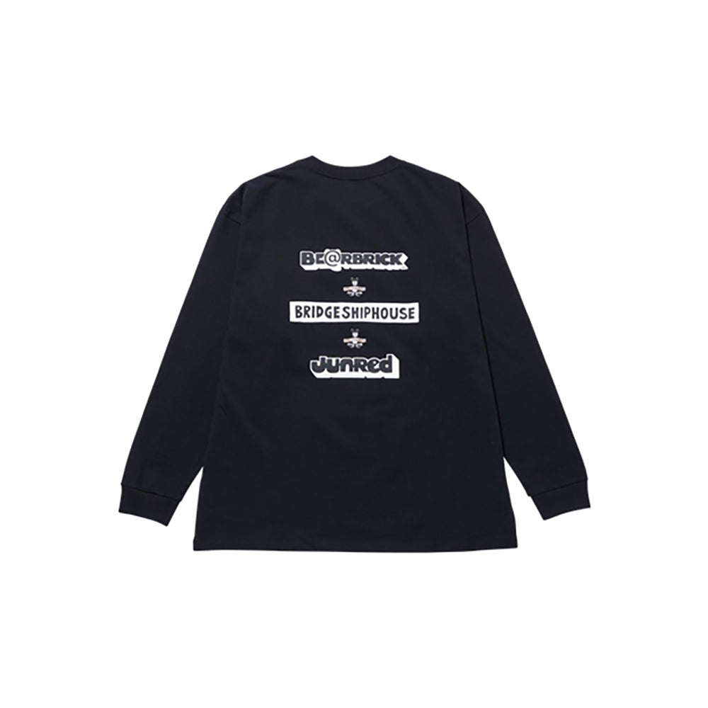 BE@RBRICK×BRIDGE SHIP HOUSE×JUNRed アパレルライン L/S TEE_4