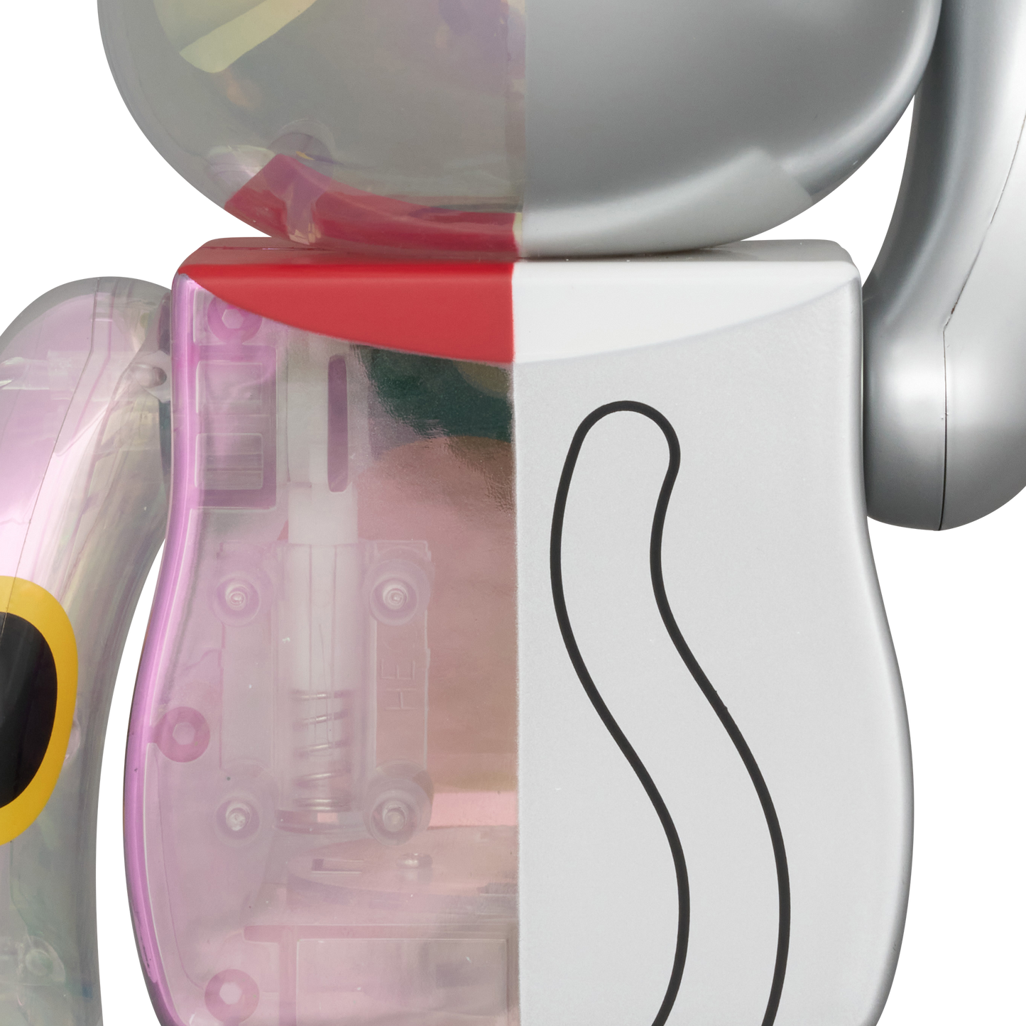 BE@RBRICK Maneki Neko Silver Paint×Clear Plating Ten million ryo 100% & 400%