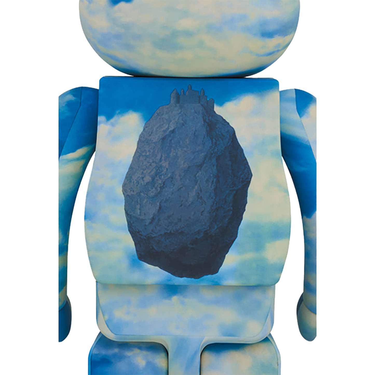 BE@RBRICK Rene Magritte "La Reconaissance Infinie (Infinite Recognition) 1963/ The Castle of the Pyrenees" 1000%