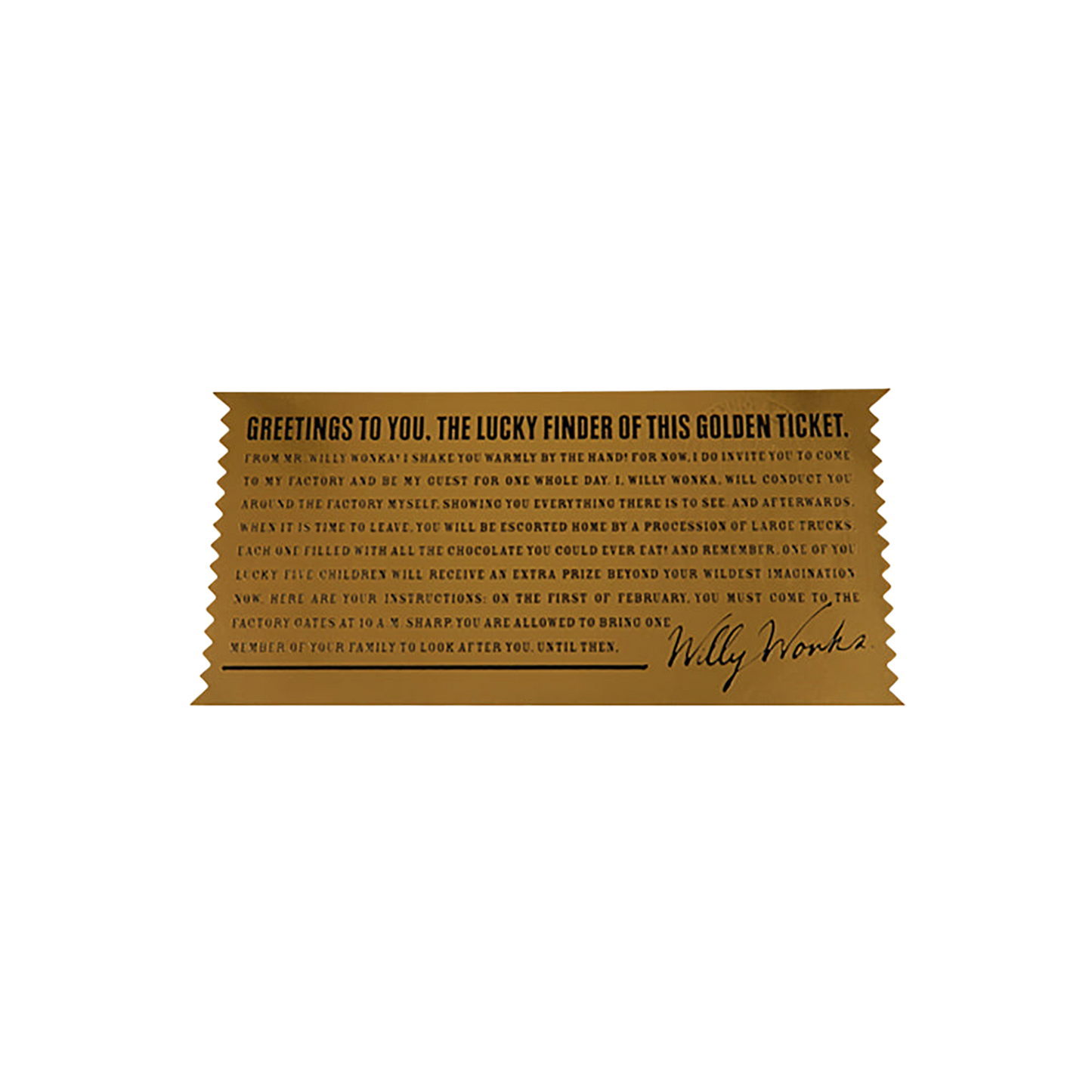 GOLDEN TICKET