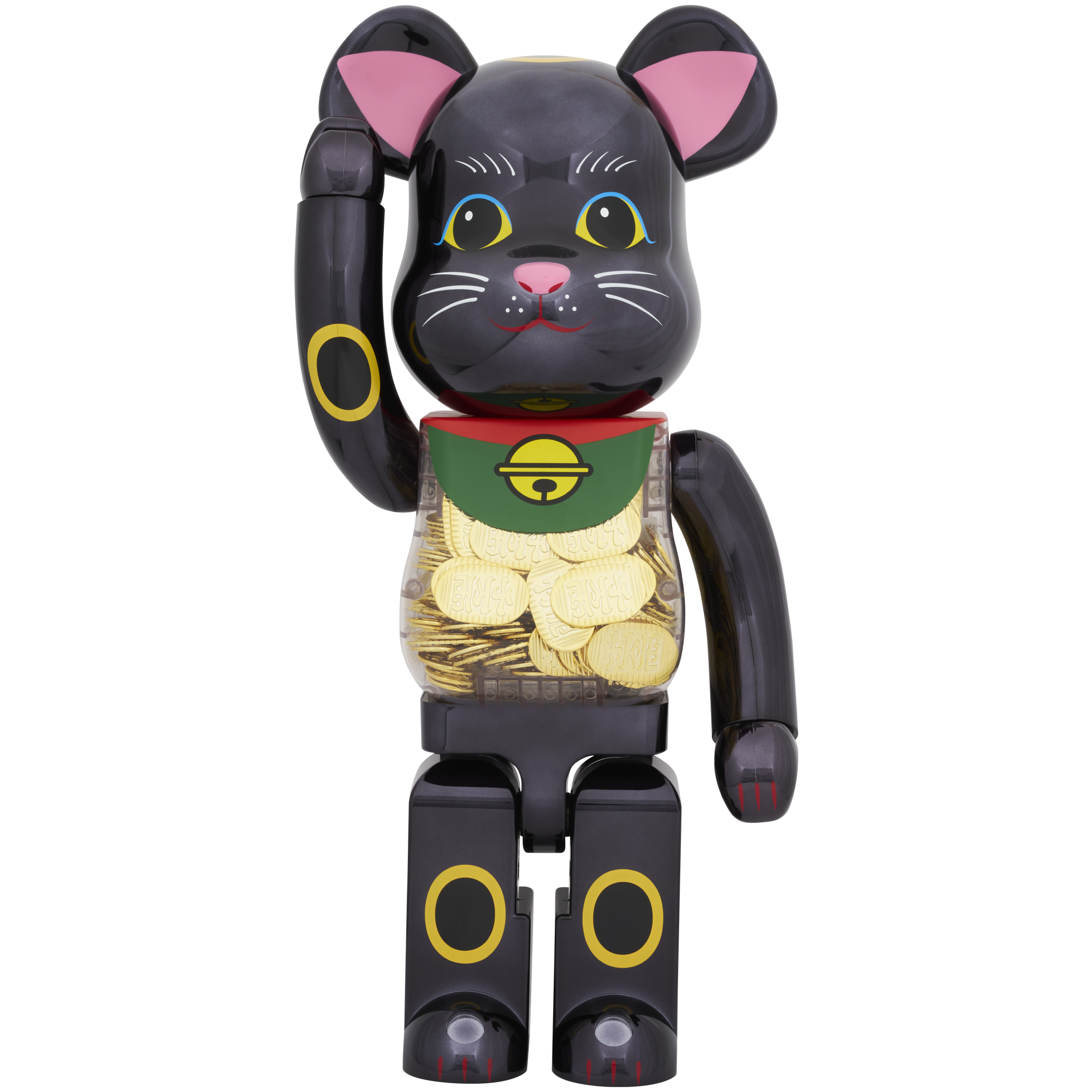 BE@RBRICK Manekineko Koban Ten Million Ryo Black Plated 1000