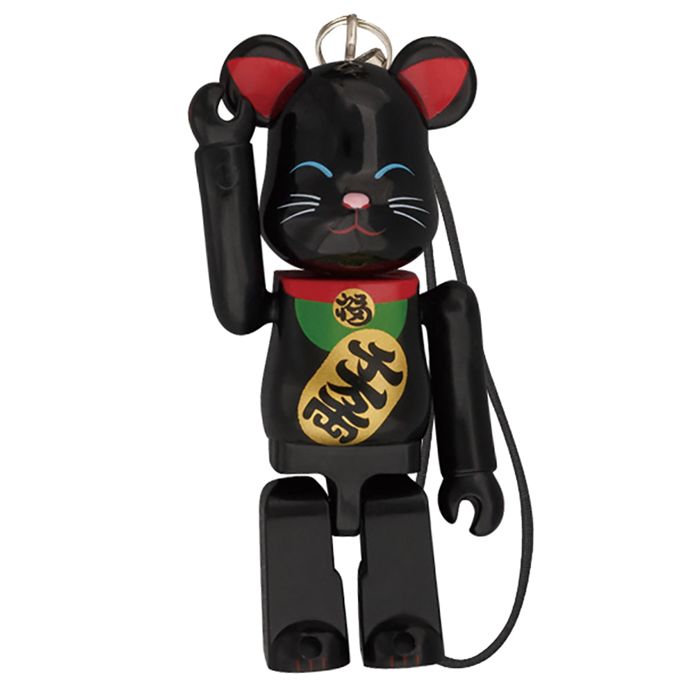 Happy BE@RBRICK 招き猫 黒_0