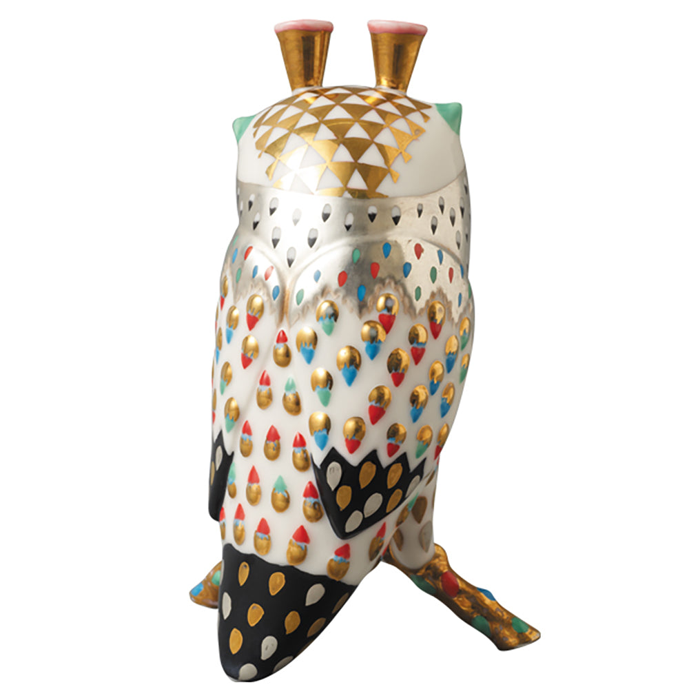 KLAUS HAAPANIEMI OWL OBJECT GOLD/WHITE_4