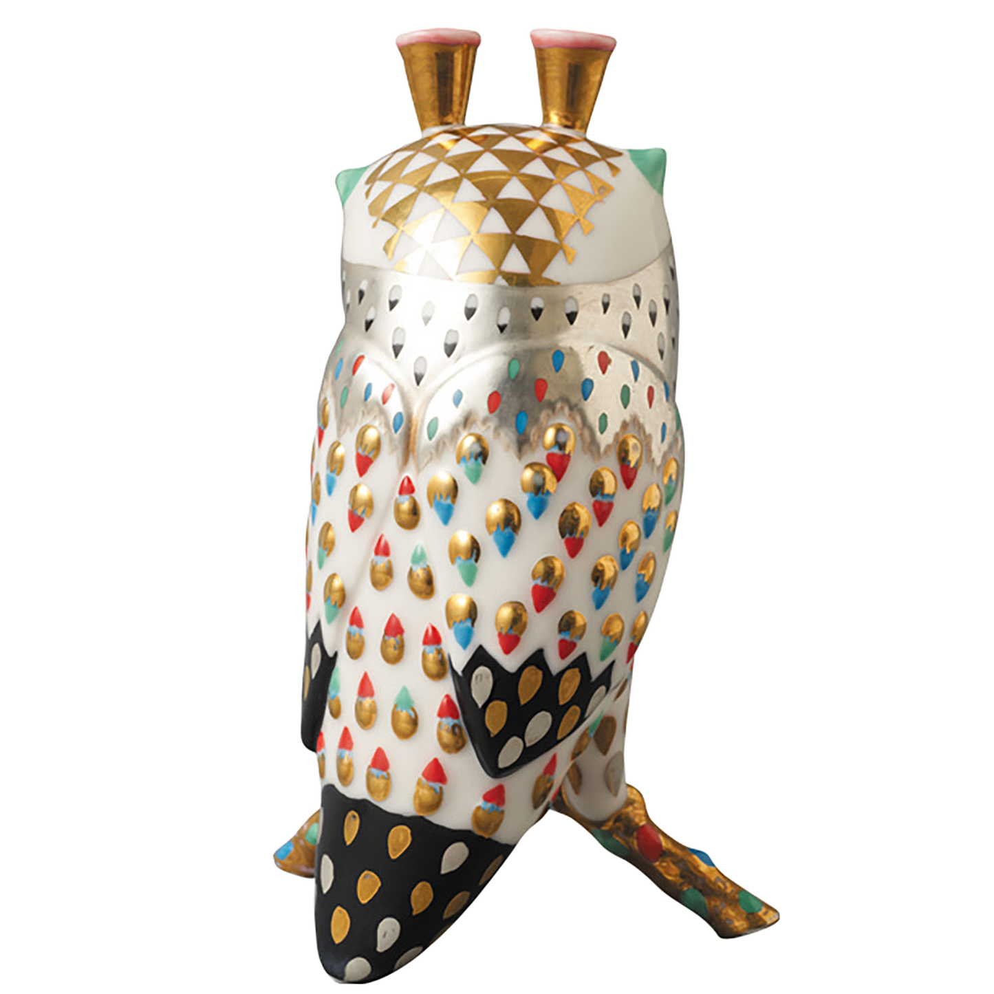 KLAUS HAAPANIEMI OWL OBJECT GOLD/WHITE