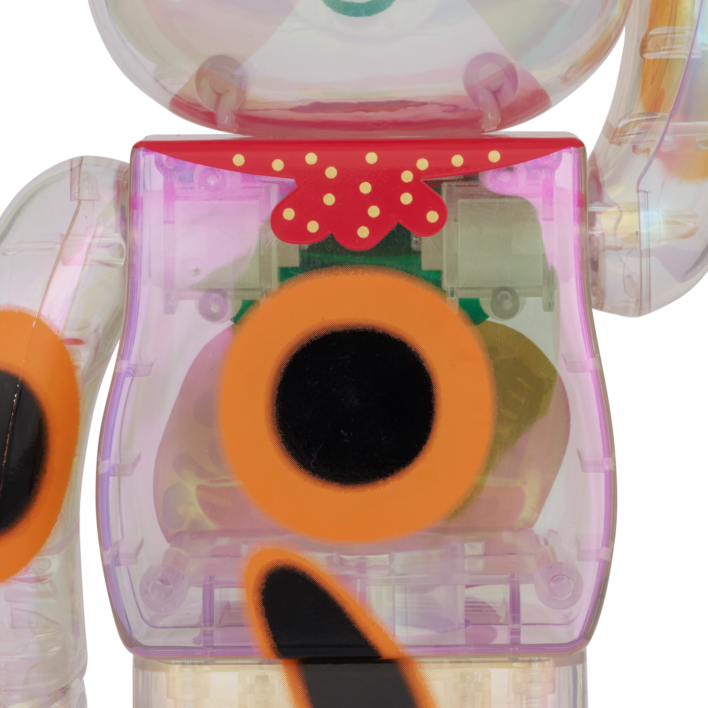 BE@RBRICK 招财猫好运千万亮透明电镀 100% & 400%
