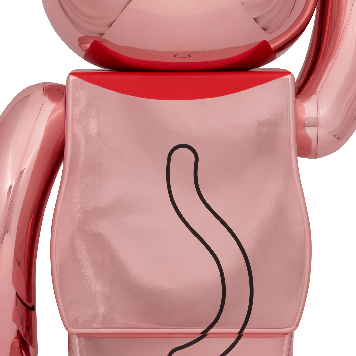 BE@RBRICK Maneki Neko Good luck 2 Peach Gold Plated 1000%