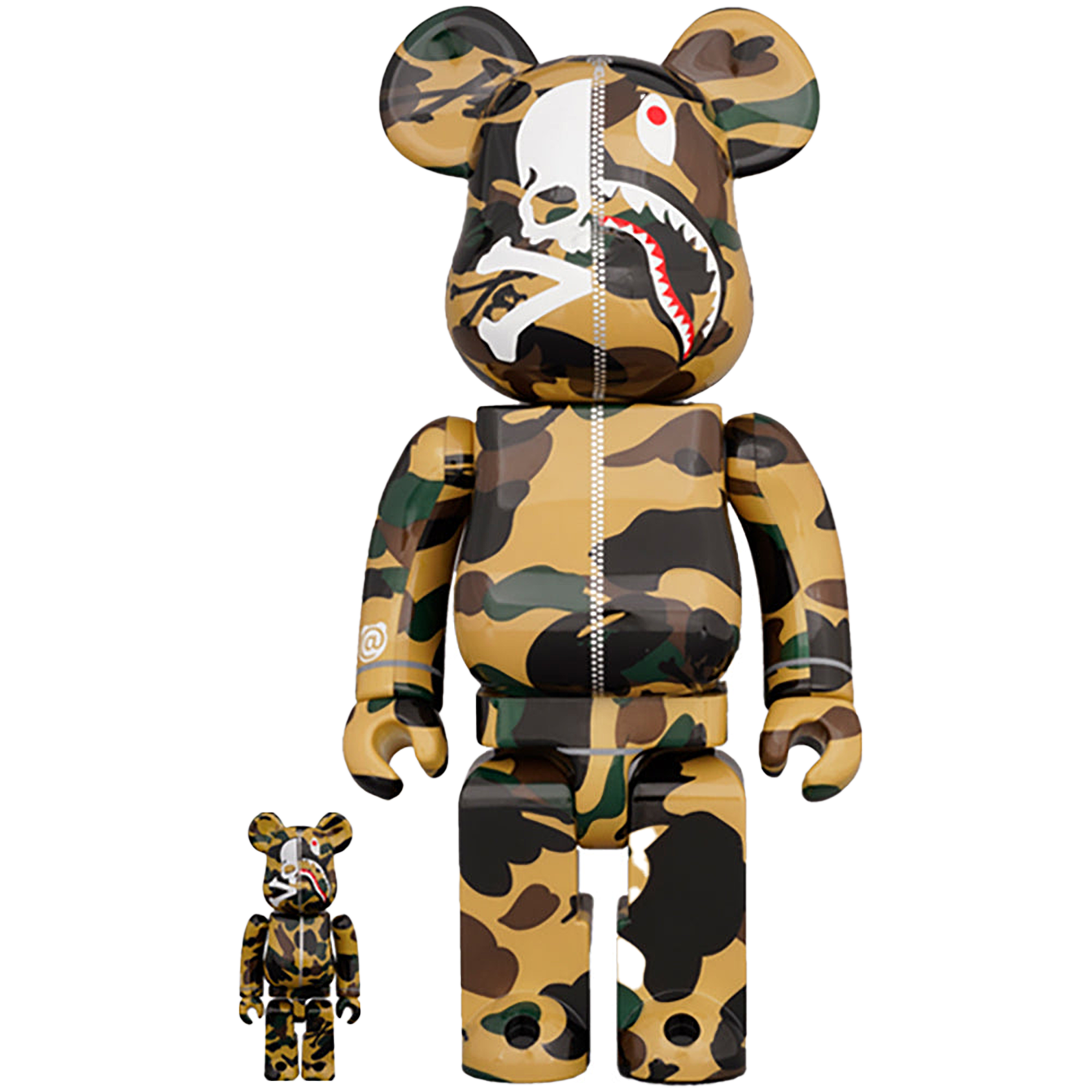 その他 Mastermind Japan Bape BE@RBRICK 100%400% MASTERMIND VS BAPE(R)️ BE@RBRICK 100% & 400% (YELLOW) | MEDICOM