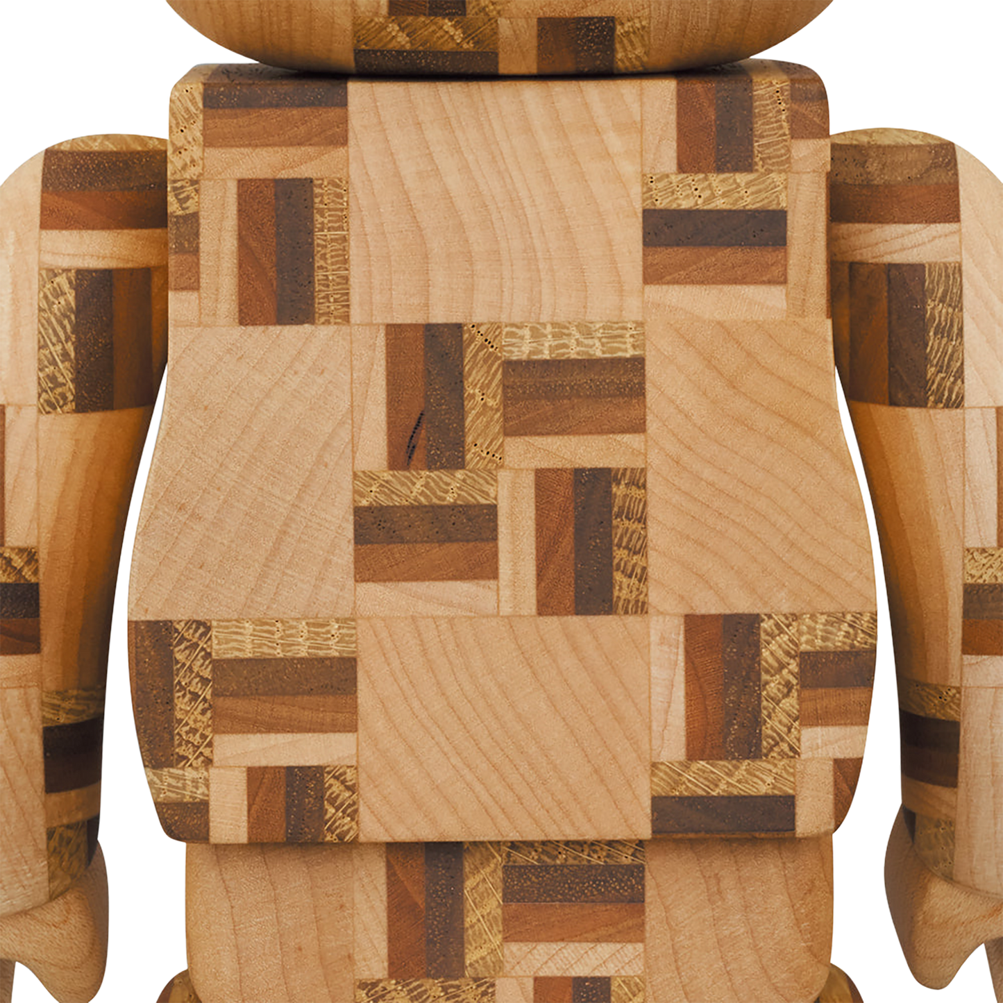 BE@RBRICK Karimoku 镶木地板国际象棋 400%
