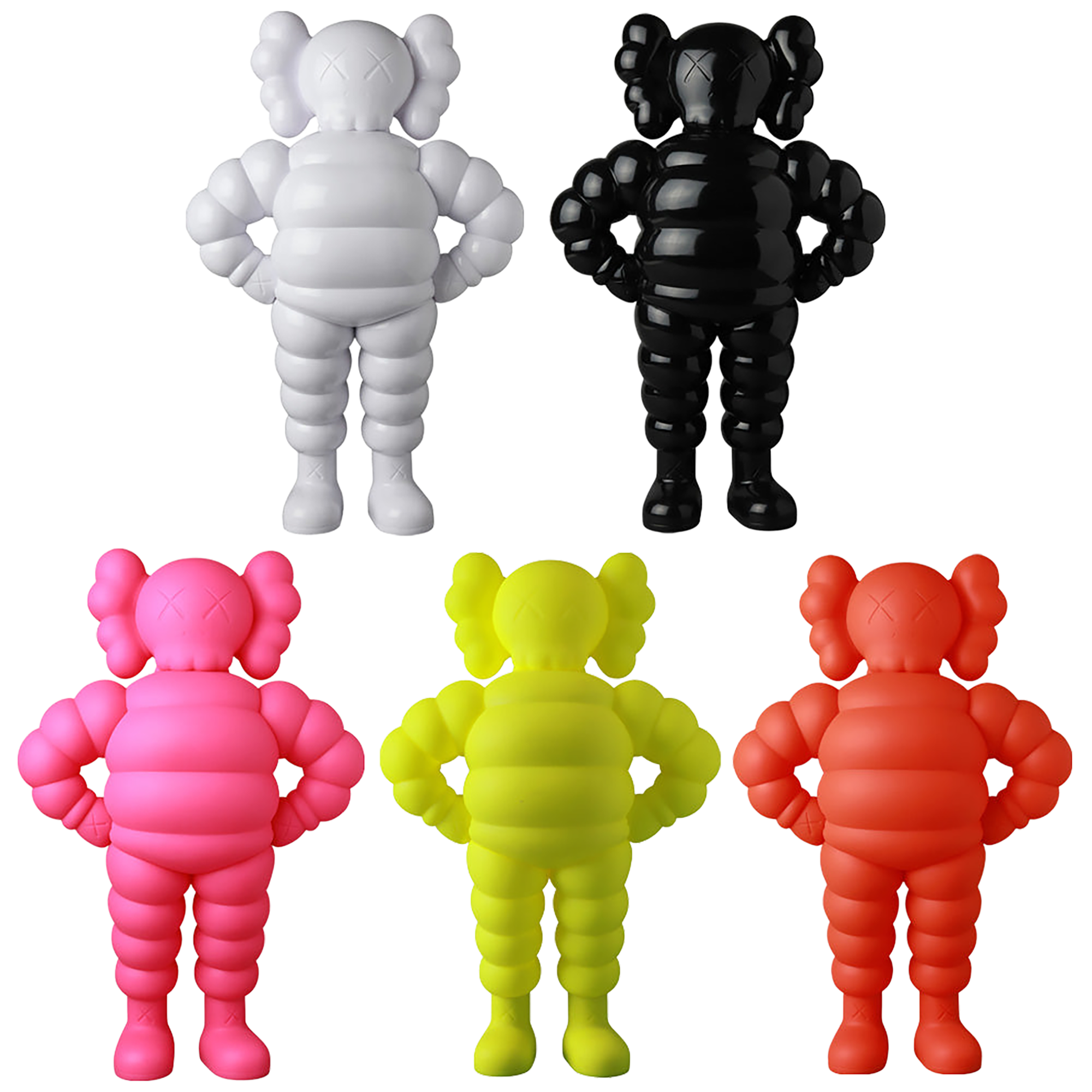 確実正規品　KAWS CHUM OPEN EDITION　カウズ　メディコムトイ KAWS CHUM OPEN EDITION WHITE／BLACK／PINK／YELLOW／ORANGE