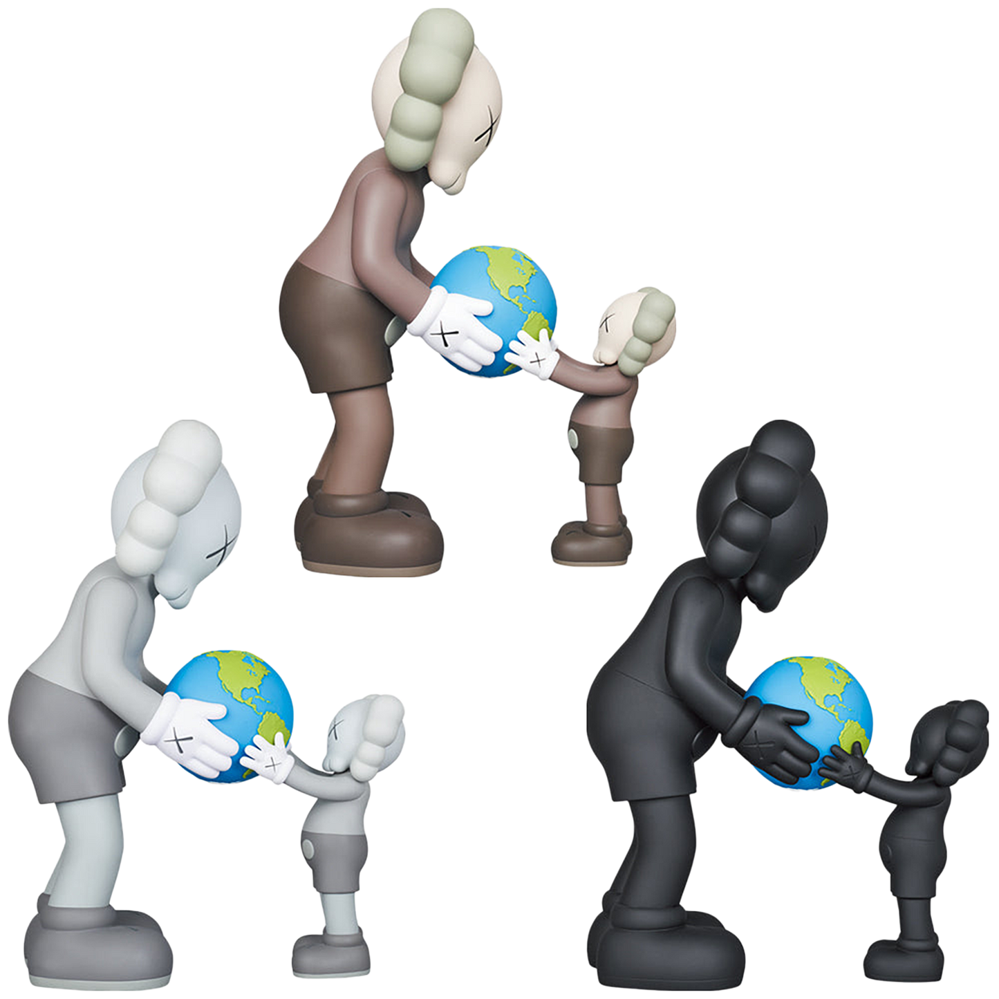 KAWS THE PROMISE BROWN/GREY/BLACK