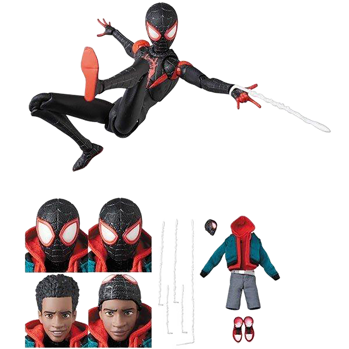 MAFEX 蜘蛛侠(迈尔斯·莫拉莱斯)(“蜘蛛侠:平行宇宙”版本)