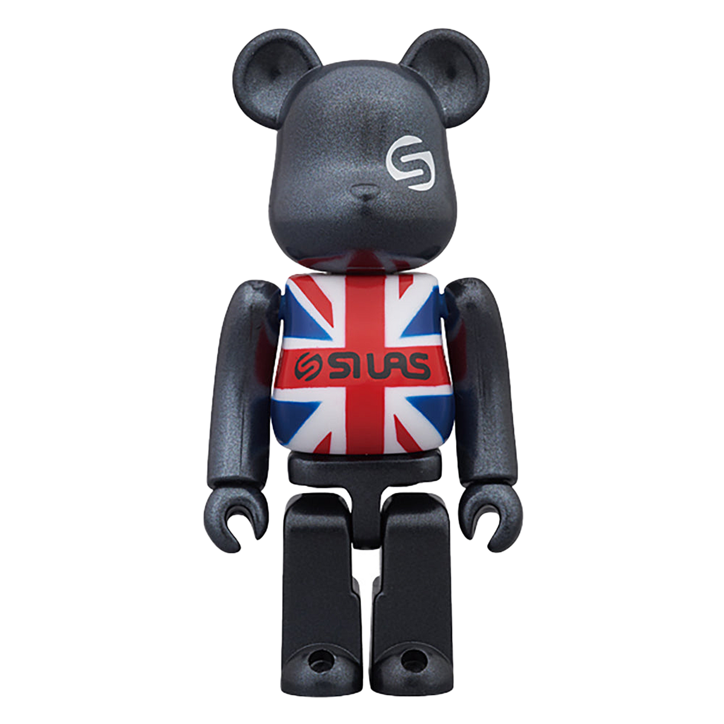 BE@RBRICK SILAS “UNION JACK” BLACK Ver.