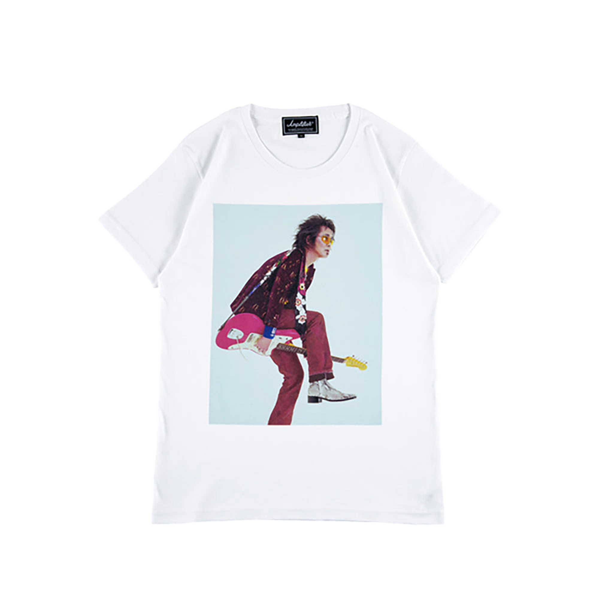 Amplifier “忌野清志郎” TEE / 広川泰士 WHITE | MEDICOM TOY OFFICIAL