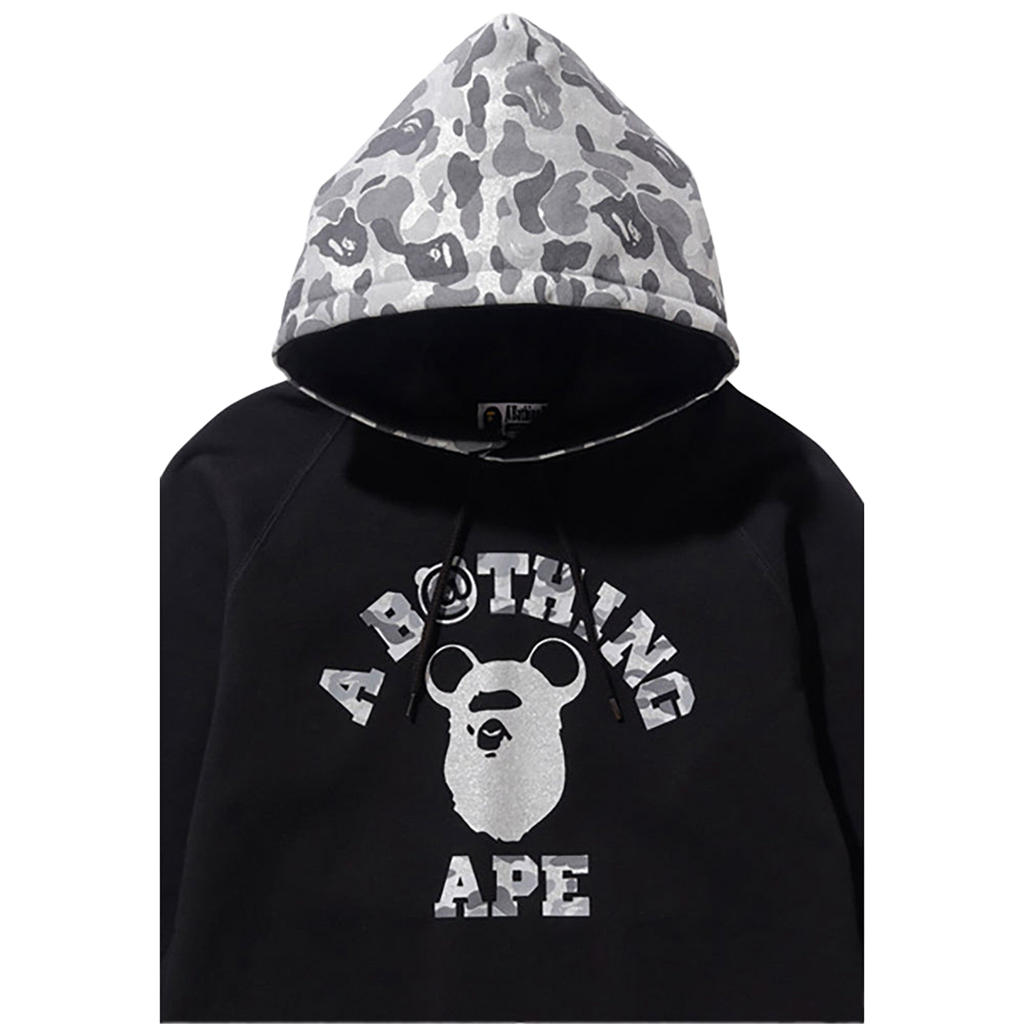 APE HEAD BE@R COLLEGE PULLOVER HOODIE