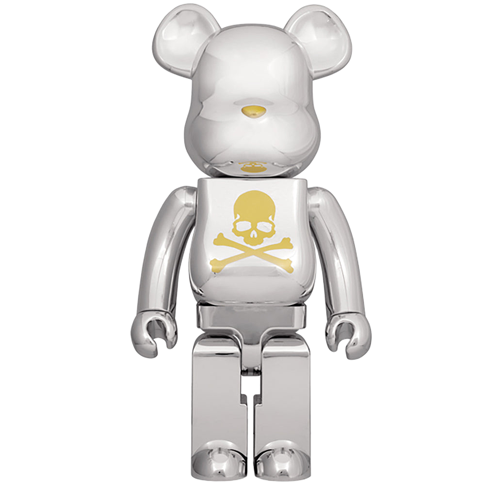 BE@RBRICK mastermind JAPAN CHROME SILVER 1000％ | MEDICOM TOY