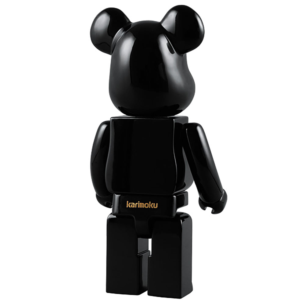 400% PIANO BLACK WOOD BE@RBRICK_2