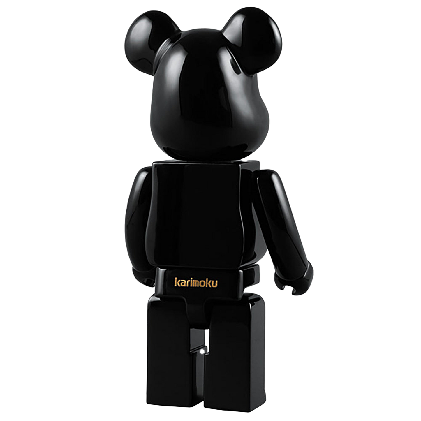 400% PIANO BLACK WOOD BE@RBRICK