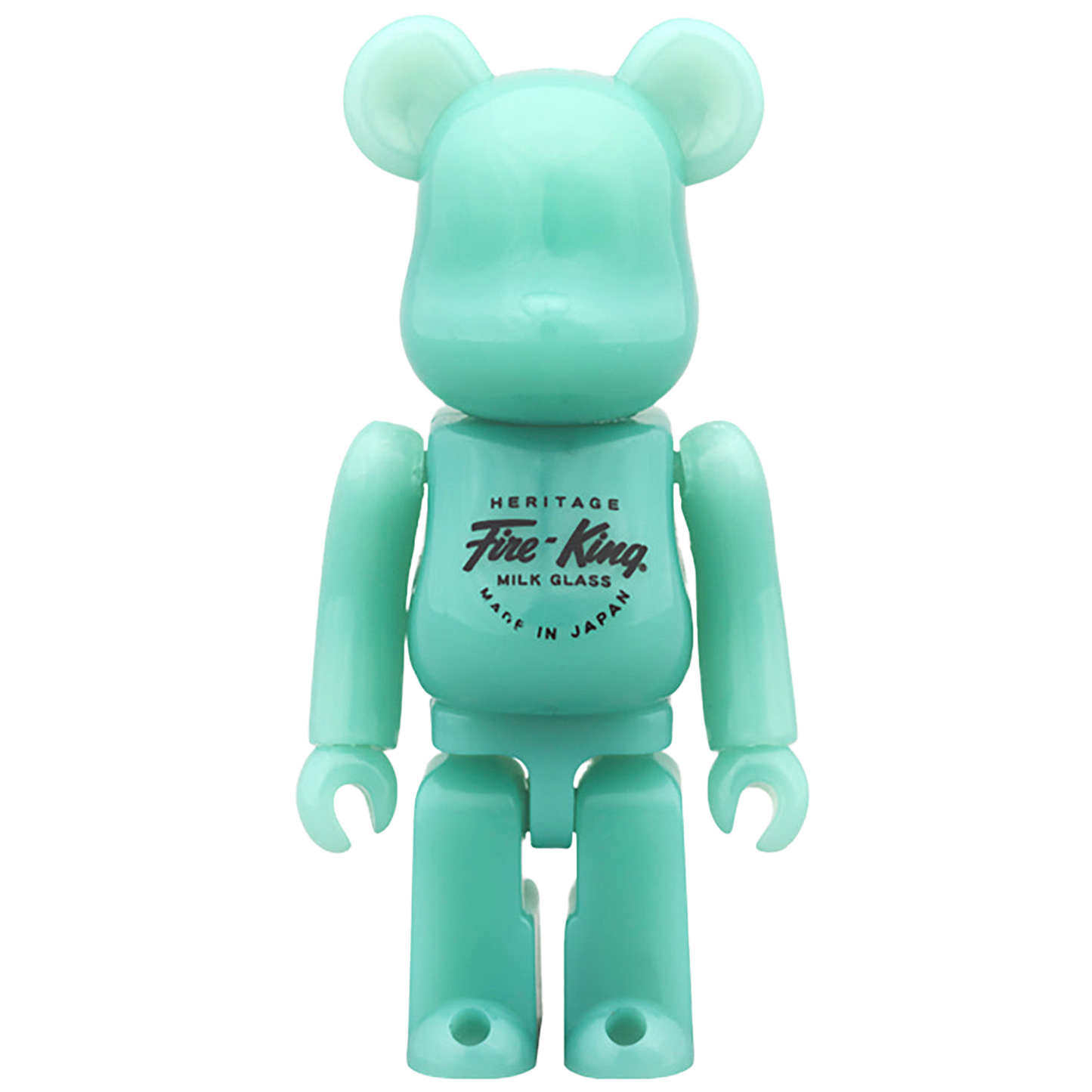 BE@RBRICK Fire-King 100%(WHITE / JADE-ITE)
