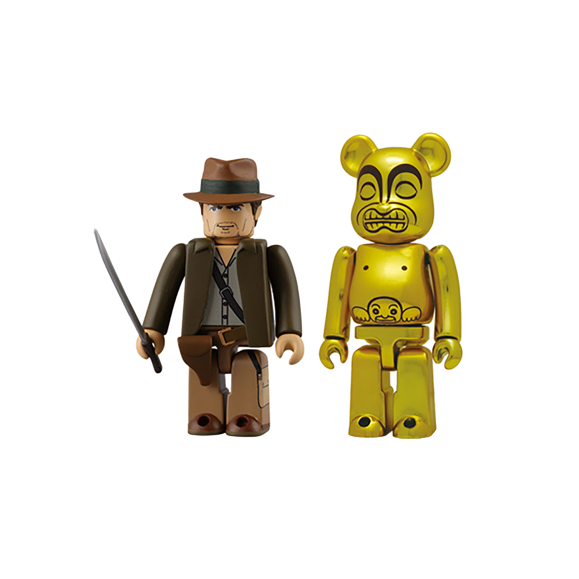 INDIANA JONES(TM) KUBRICK & GOLDENIDOL BE@RBRICK SET. | MEDICOM