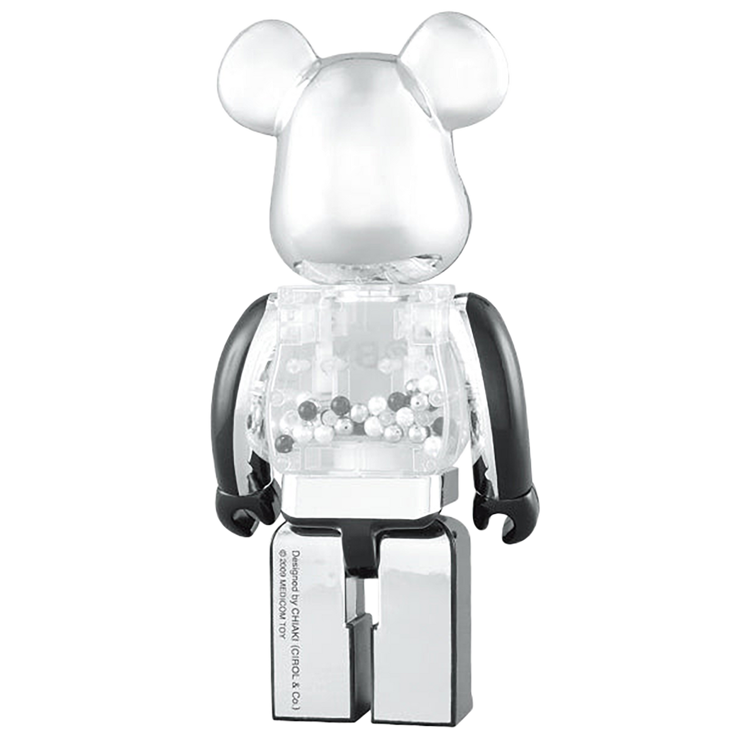 MY FIRST BE@RBRICK B@BY 400%(BLACK & SILVER ver.)