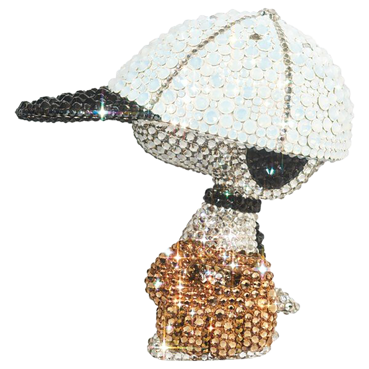 UDF CRYSTAL DECORATE SNOOPY BASEBALL PLAYER SNOOPY《Scheduled to be shipped within 3 to 6 months after ordering》