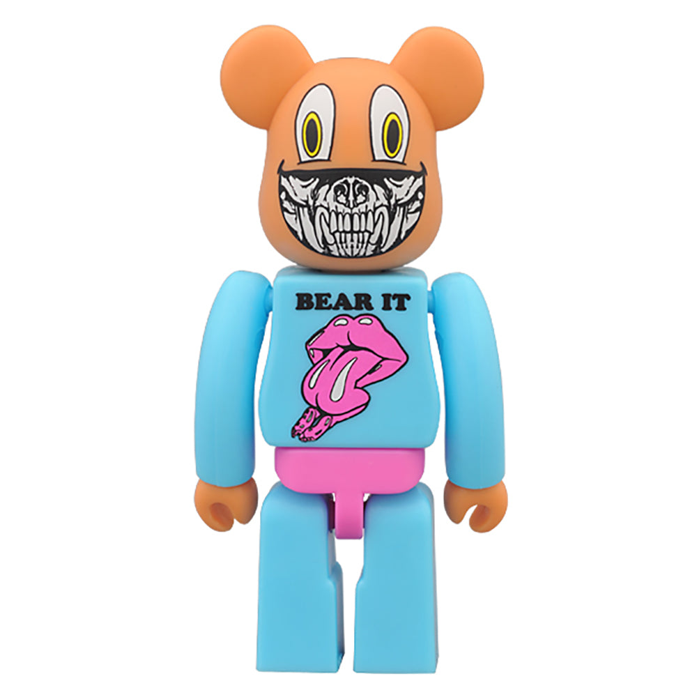 Zac Pac x Ron English “Grin and Bear It” BE@RBRICK_1