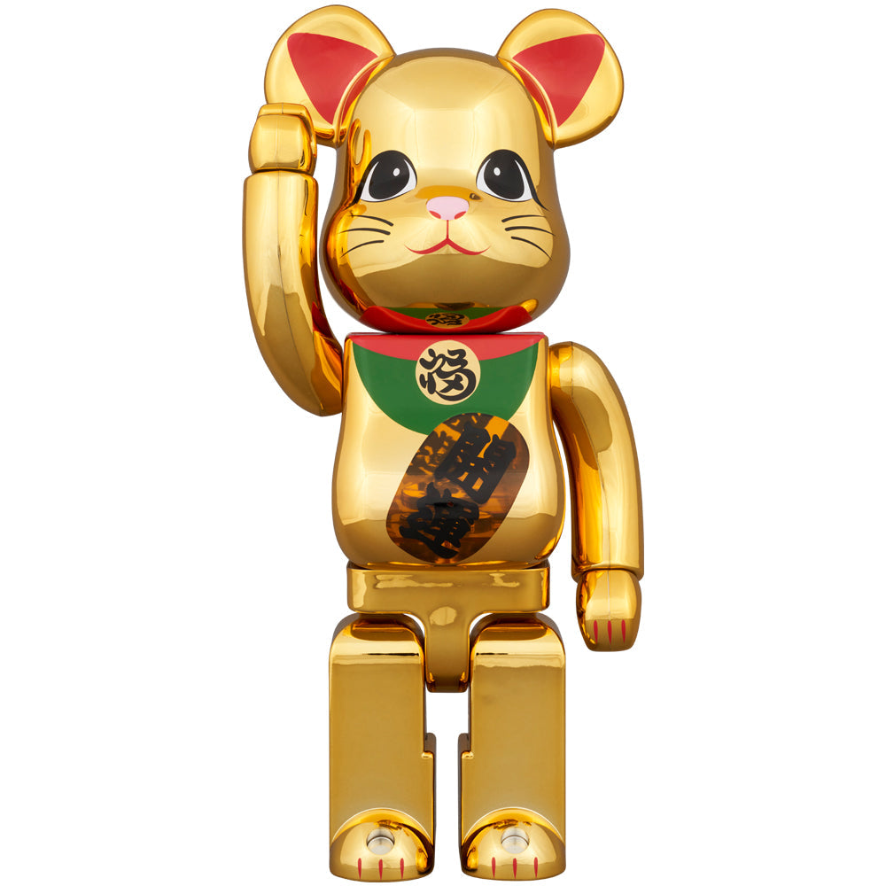 BE@RBRICK 招き猫 開運 金メッキ 発光 400％ | MEDICOM TOY OFFICIAL STORE