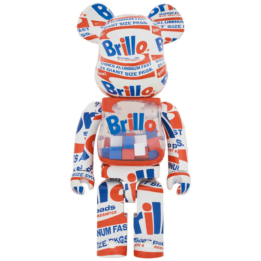 ミリタリー Bearbrick ANDY WARHOL Brillo 2022 1000% BE@RBRICK ANDY WARHOL 