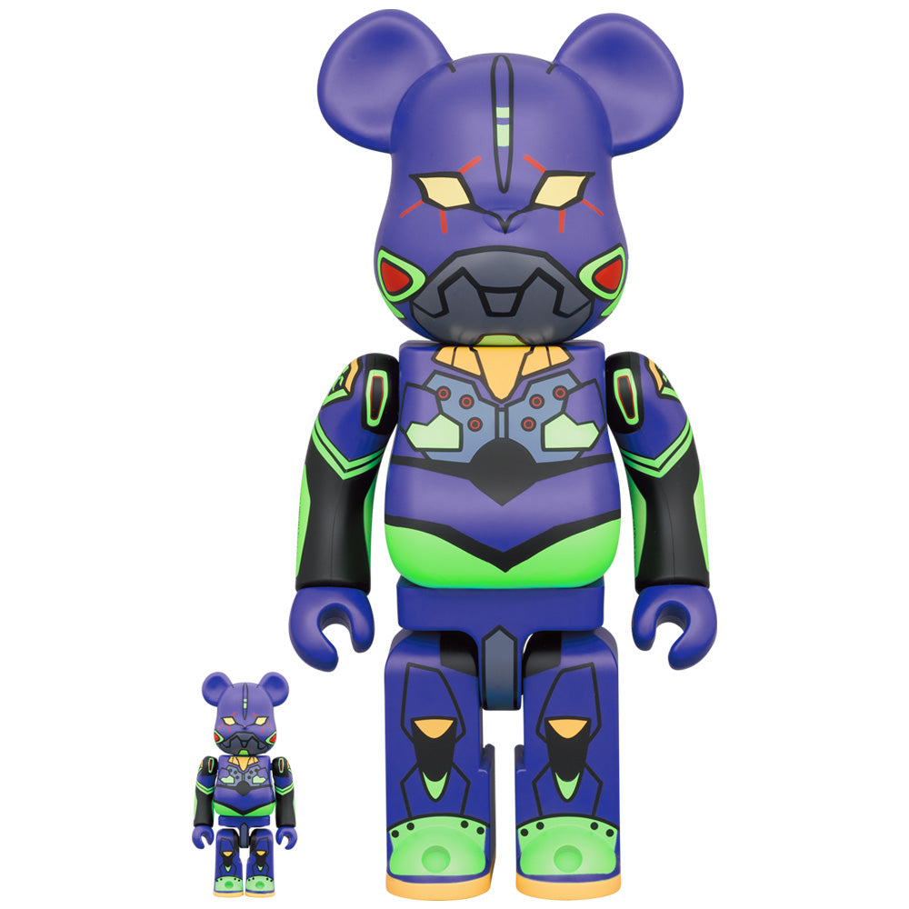 BE@RBRICK-ベアブリック エヴァンゲリオン初号機 (新塗装版) 100… BE@RBRICK エヴァンゲリオン 初号機(新塗装版) 100％ & 400